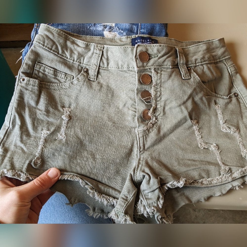 Green shorts